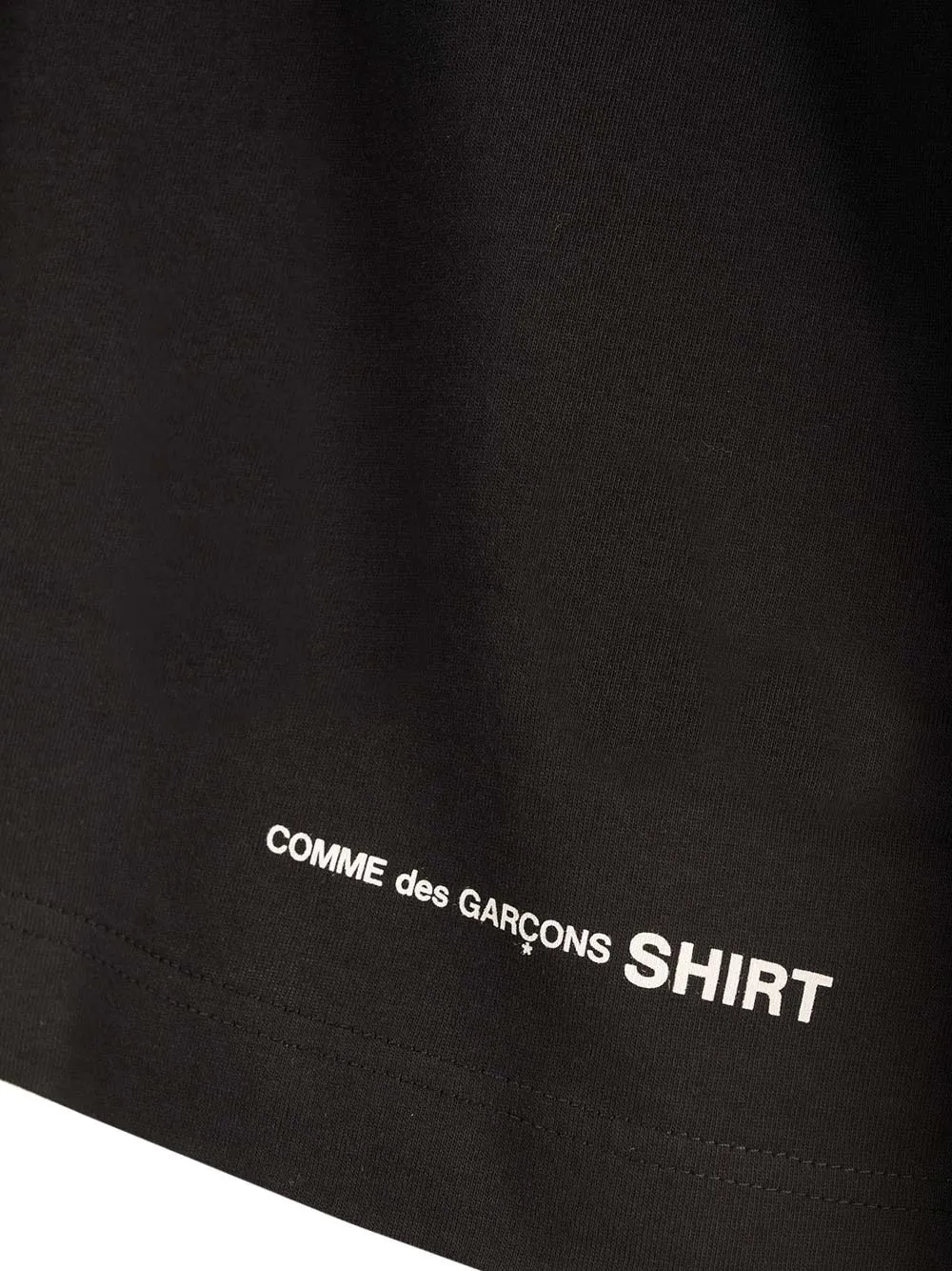 Comme Des GarÇOns Shirt Logo Printed Crewneck T-Shirt