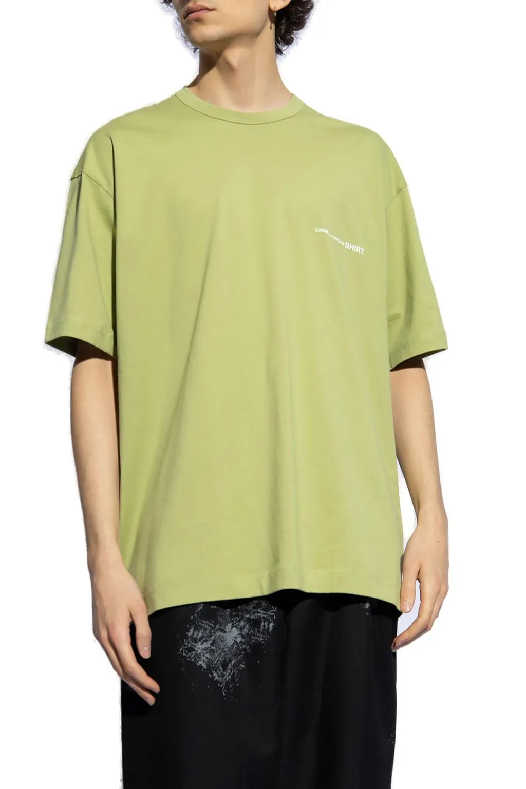 Comme Des GarÇOns Shirt Logo Printed Crewneck T-Shirt