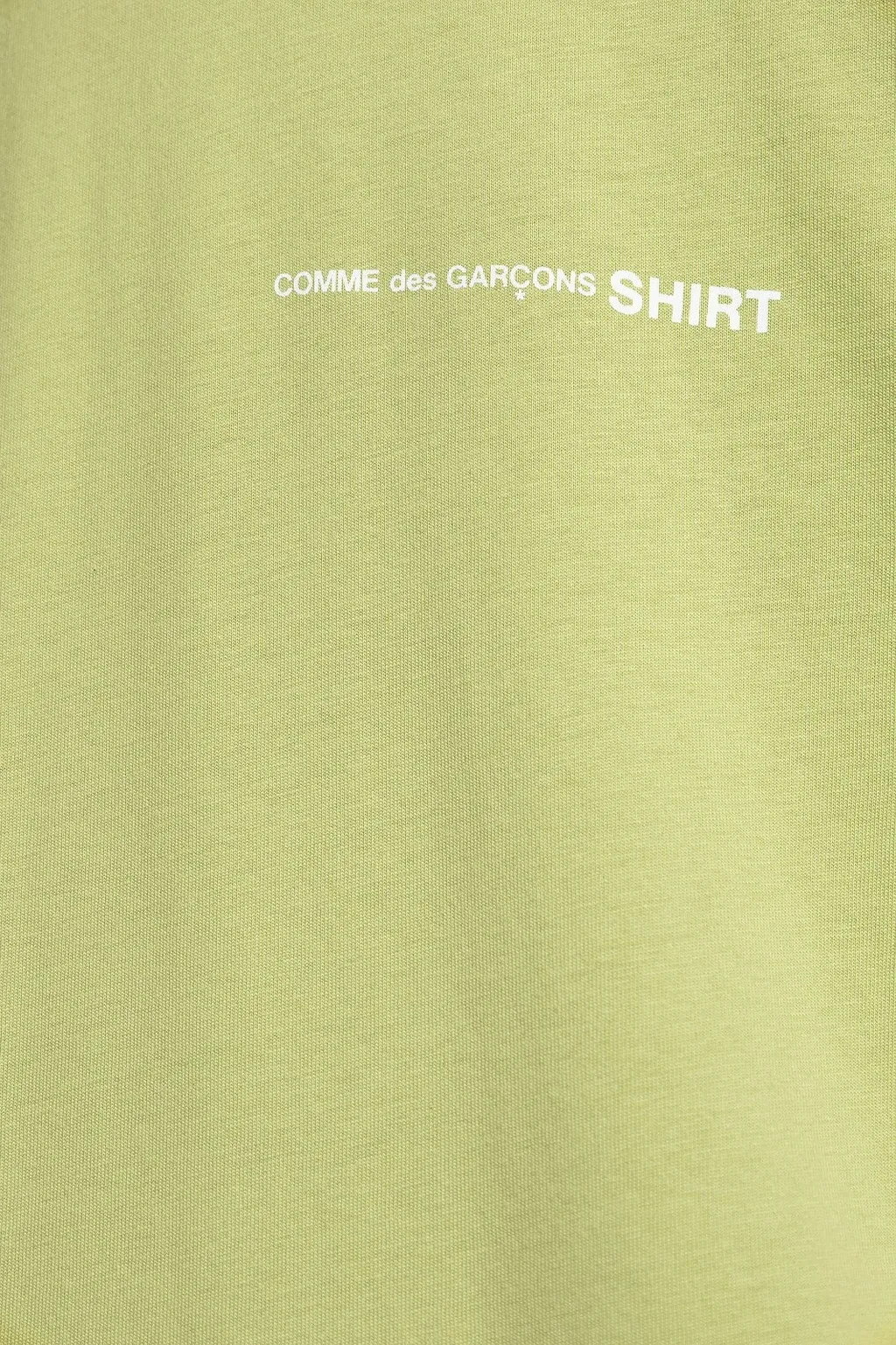 Comme Des GarÇOns Shirt Logo Printed Crewneck T-Shirt