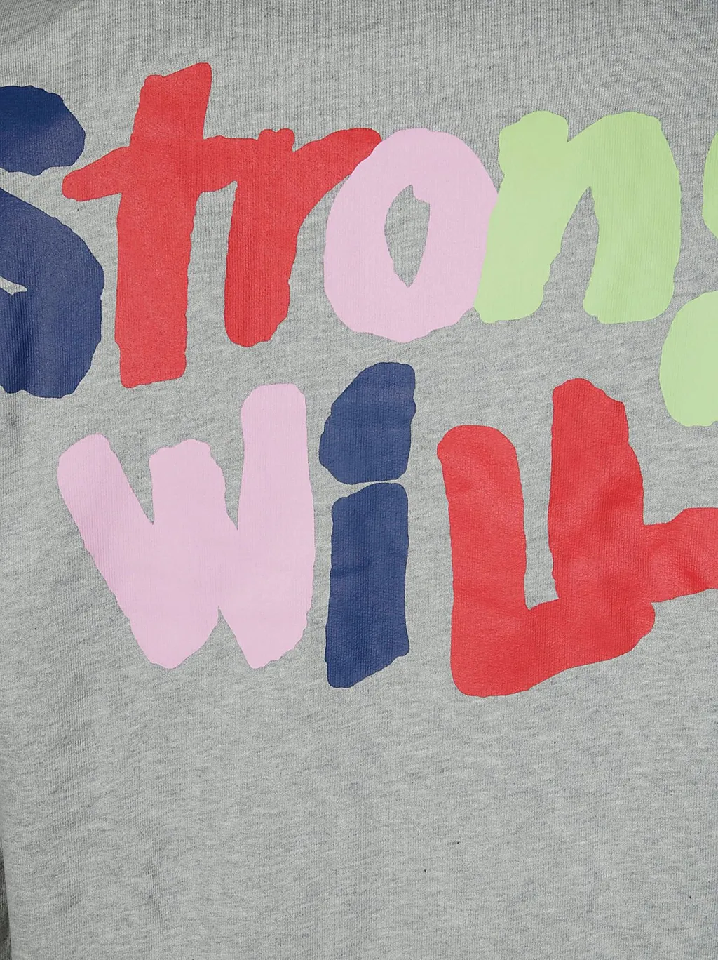 Comme Des GarÇOns Shirt Slogan Printed Drawstring Hoodie
