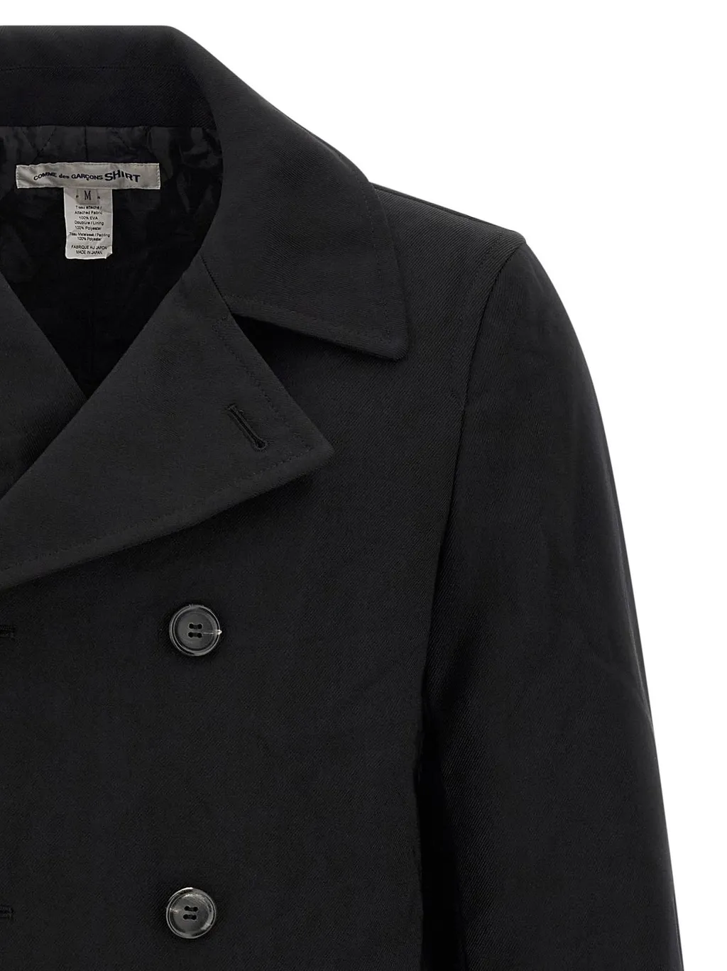 Comme Des GarÇOns Shirt Double Breasted Coat