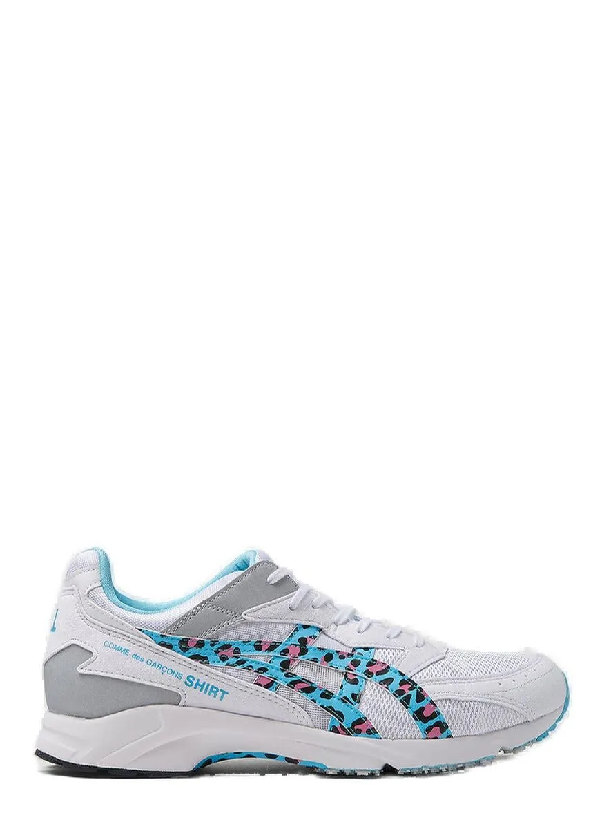 Comme Des GarÇOns Shirt X Asics Leopard Printed Sneakers