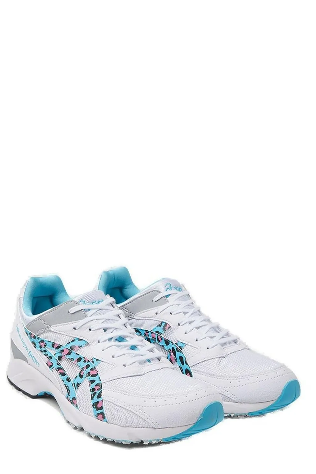 Comme Des GarÇOns Shirt X Asics Leopard Printed Sneakers