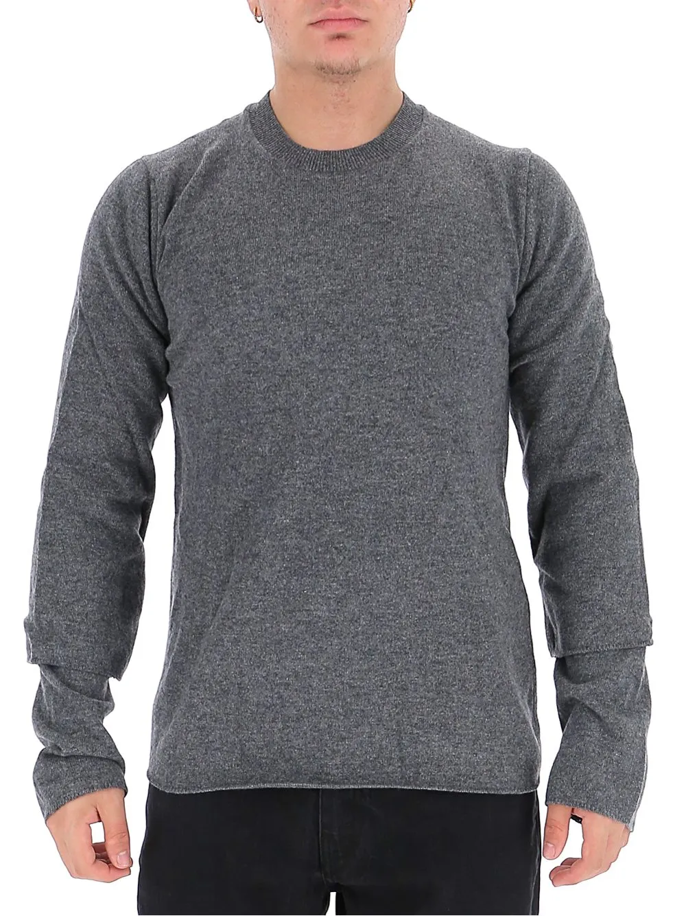 Comme Des GarÇOns Shirt Layered Knitted Sweater