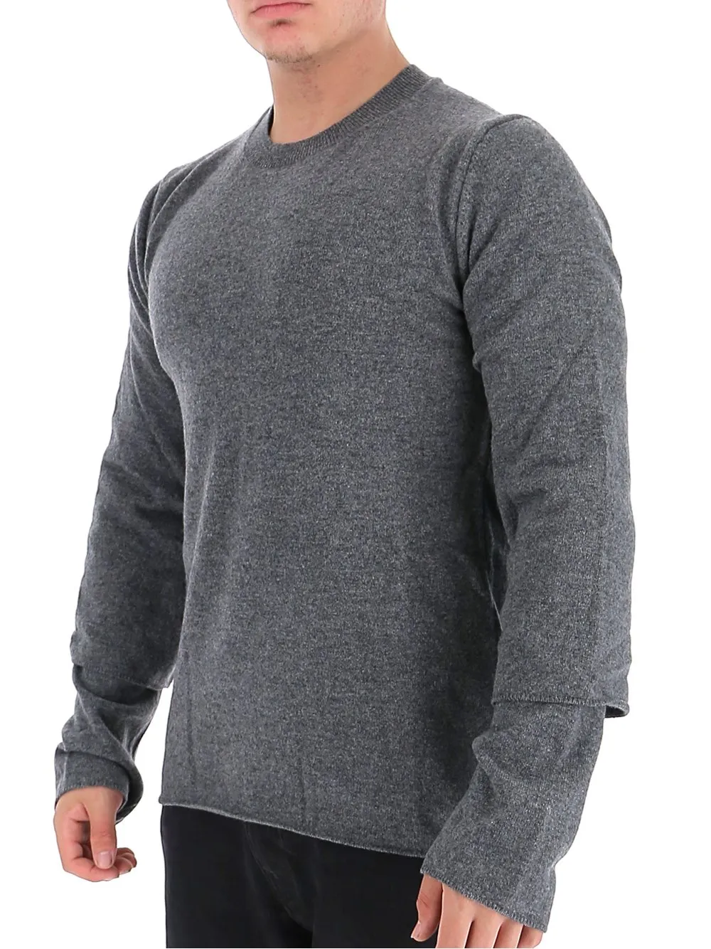 Comme Des GarÇOns Shirt Layered Knitted Sweater