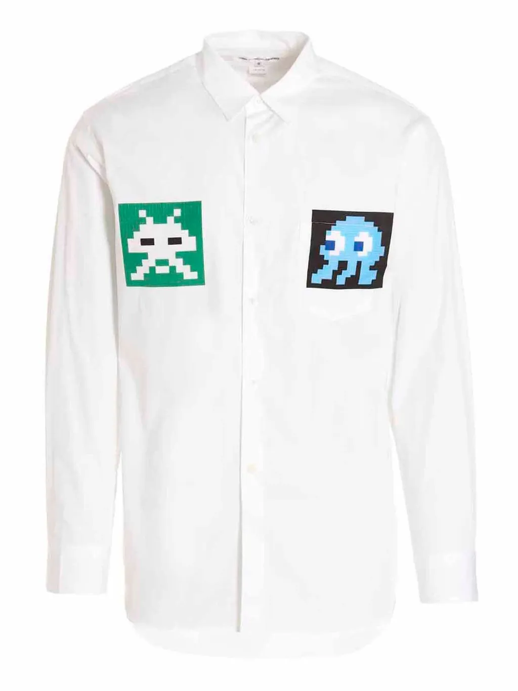 Comme Des GarÇOns Shirt Graphic Printed Buttoned Shirt