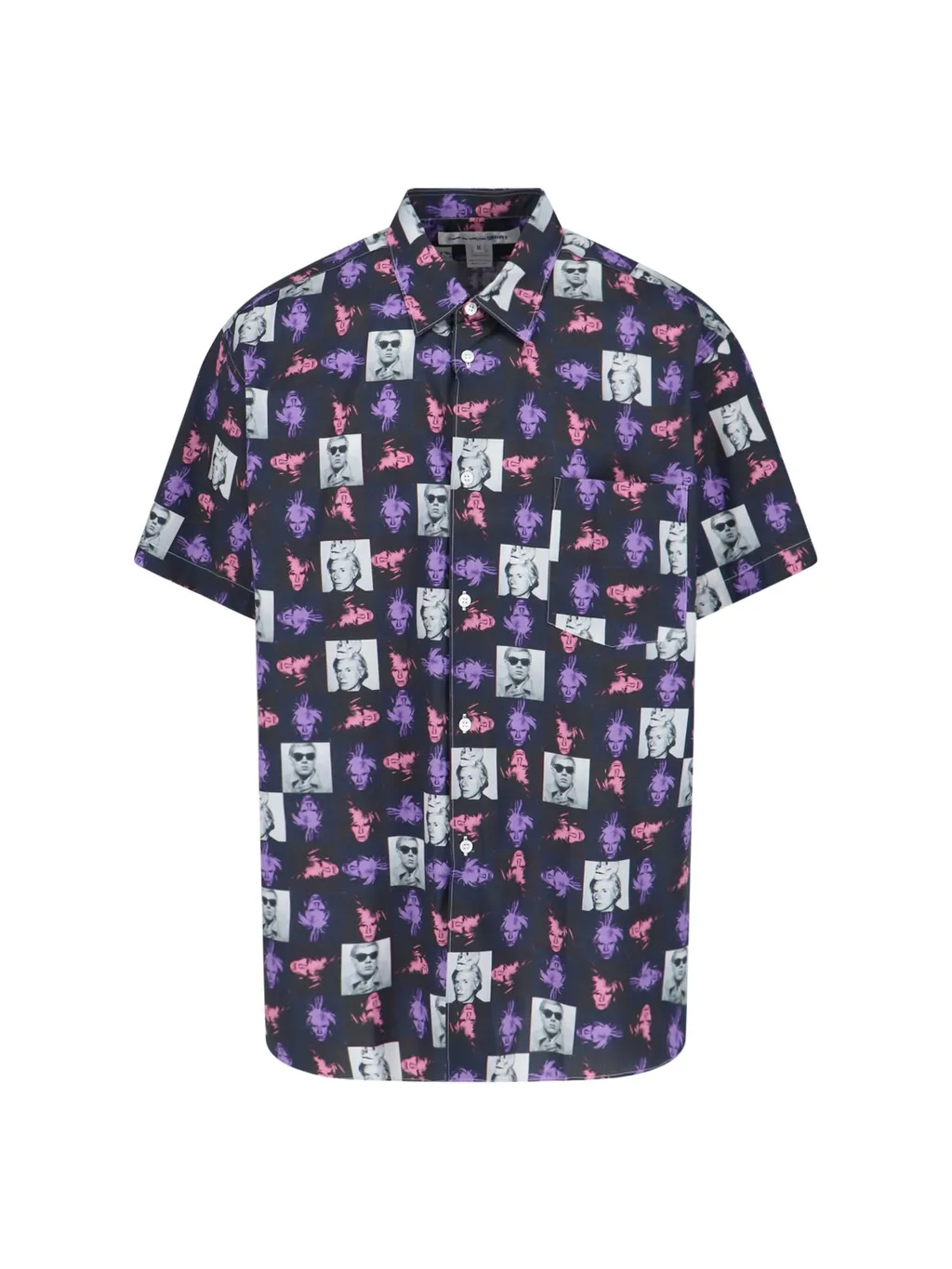 Comme Des GarÇOns Shirt Andy Warhol-Printed Poplin Shirt