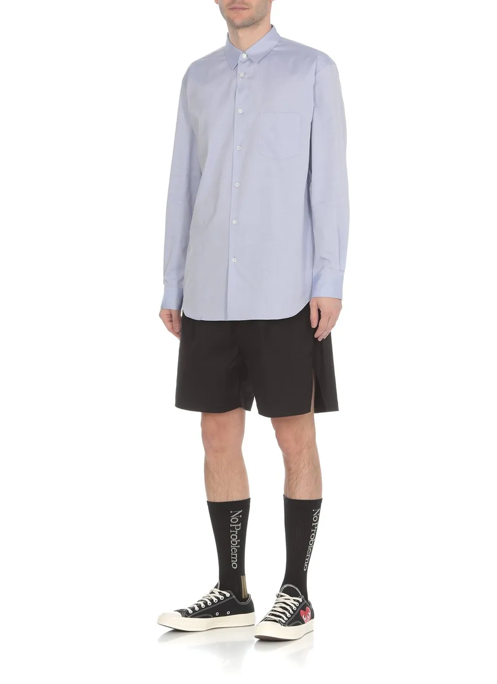 Comme Des GarÇOns Shirt Pointed-Collared Button-Up Shirt