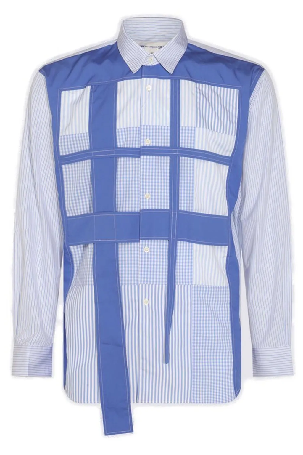 Comme Des Garcons Shirt Long-Sleeved Checked Shirt
