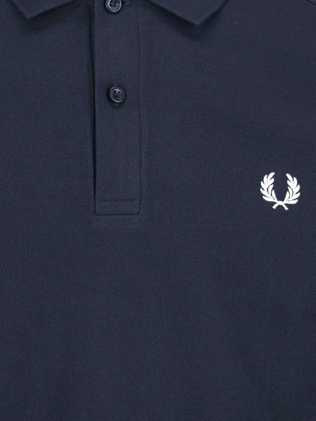 Comme Des GarÇOns Shirt Logo Embroidered Knitted Polo Shirt
