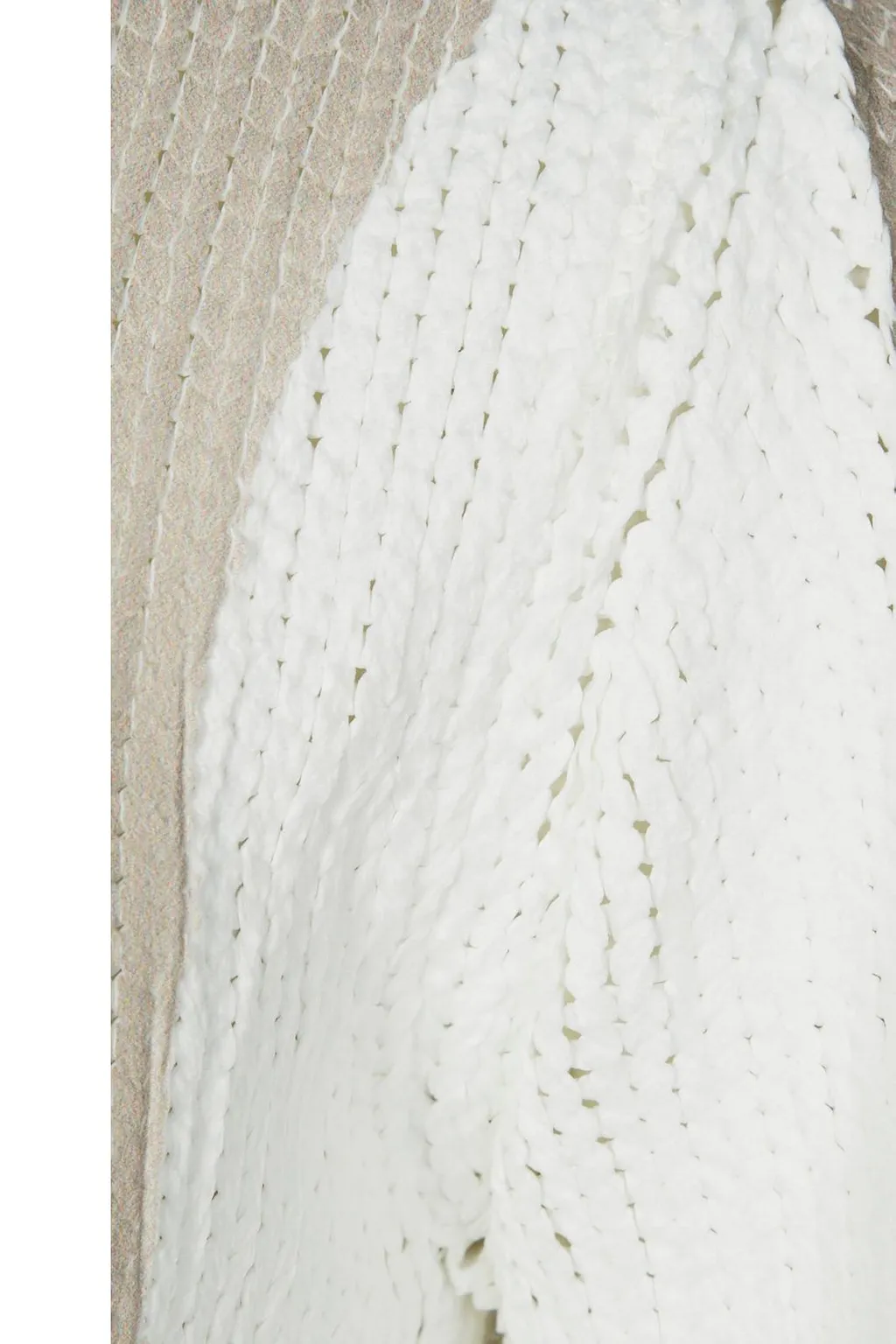 Comme Des GarÇOns Shirt Chunky-Knit Two-Toned Jumper