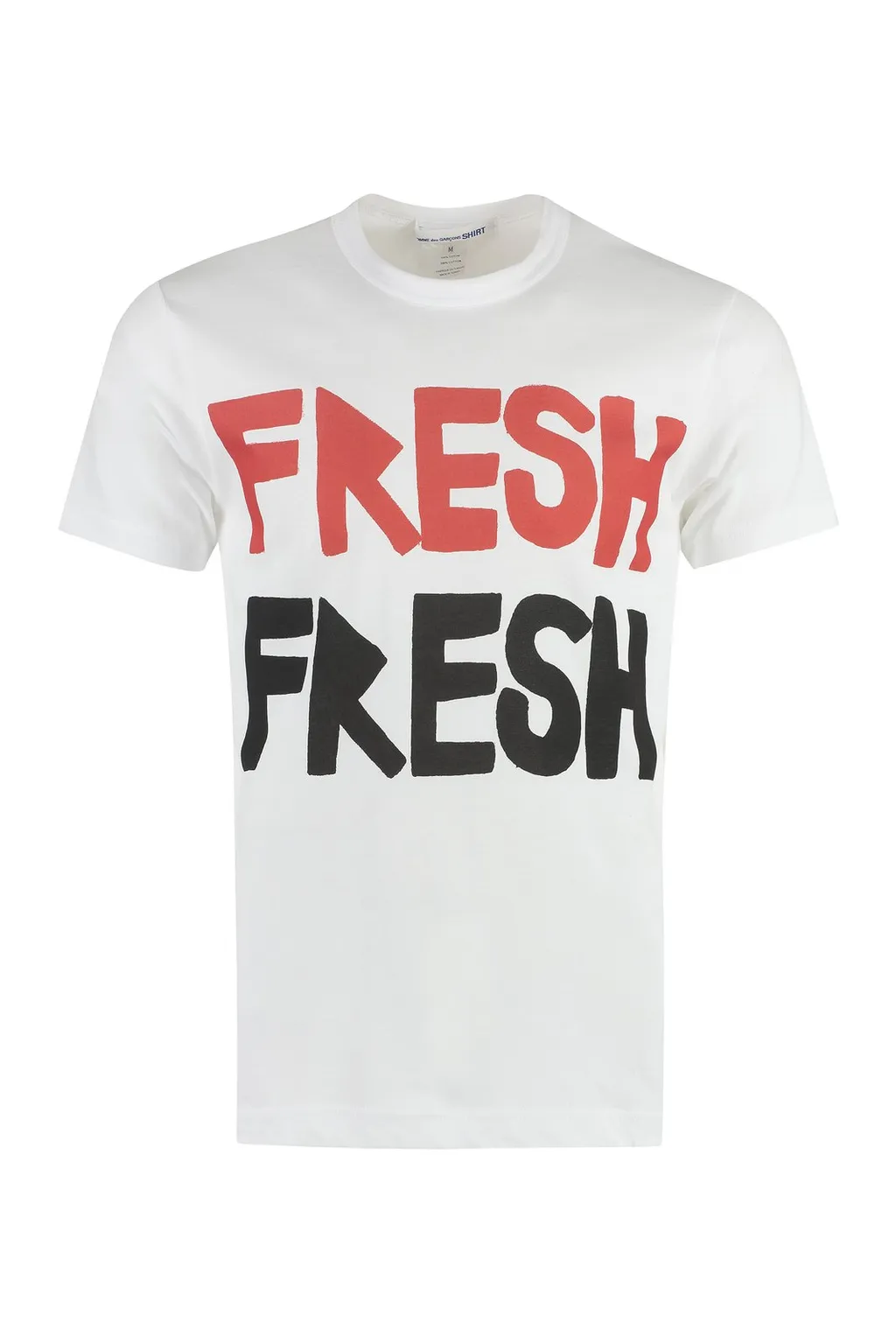 Comme Des GarÇOns Shirt Fresh Printed Crewneck T-Shirt