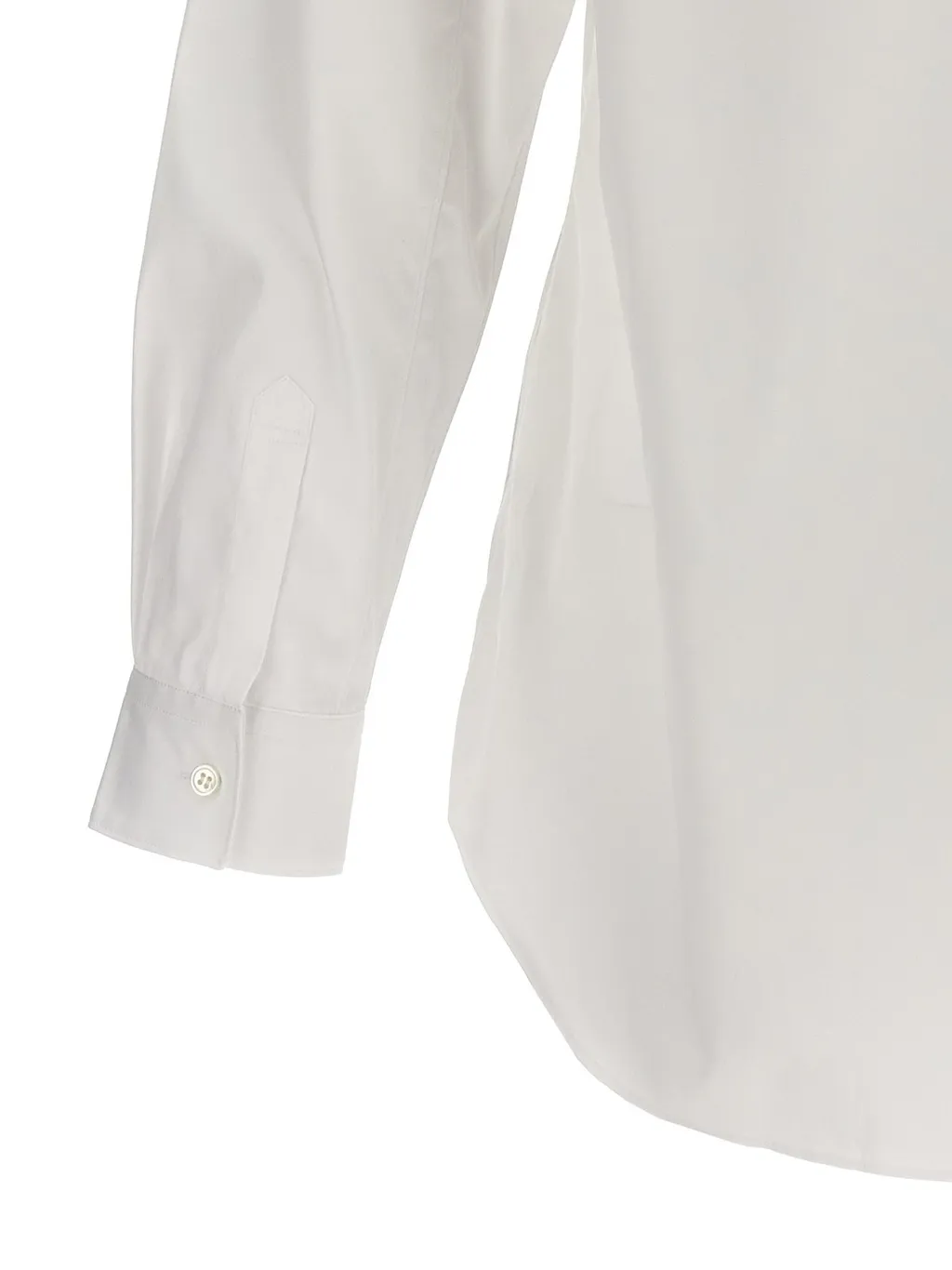 Comme Des GarÇOns Shirt Live Free Patch Long-Sleeved Shirt