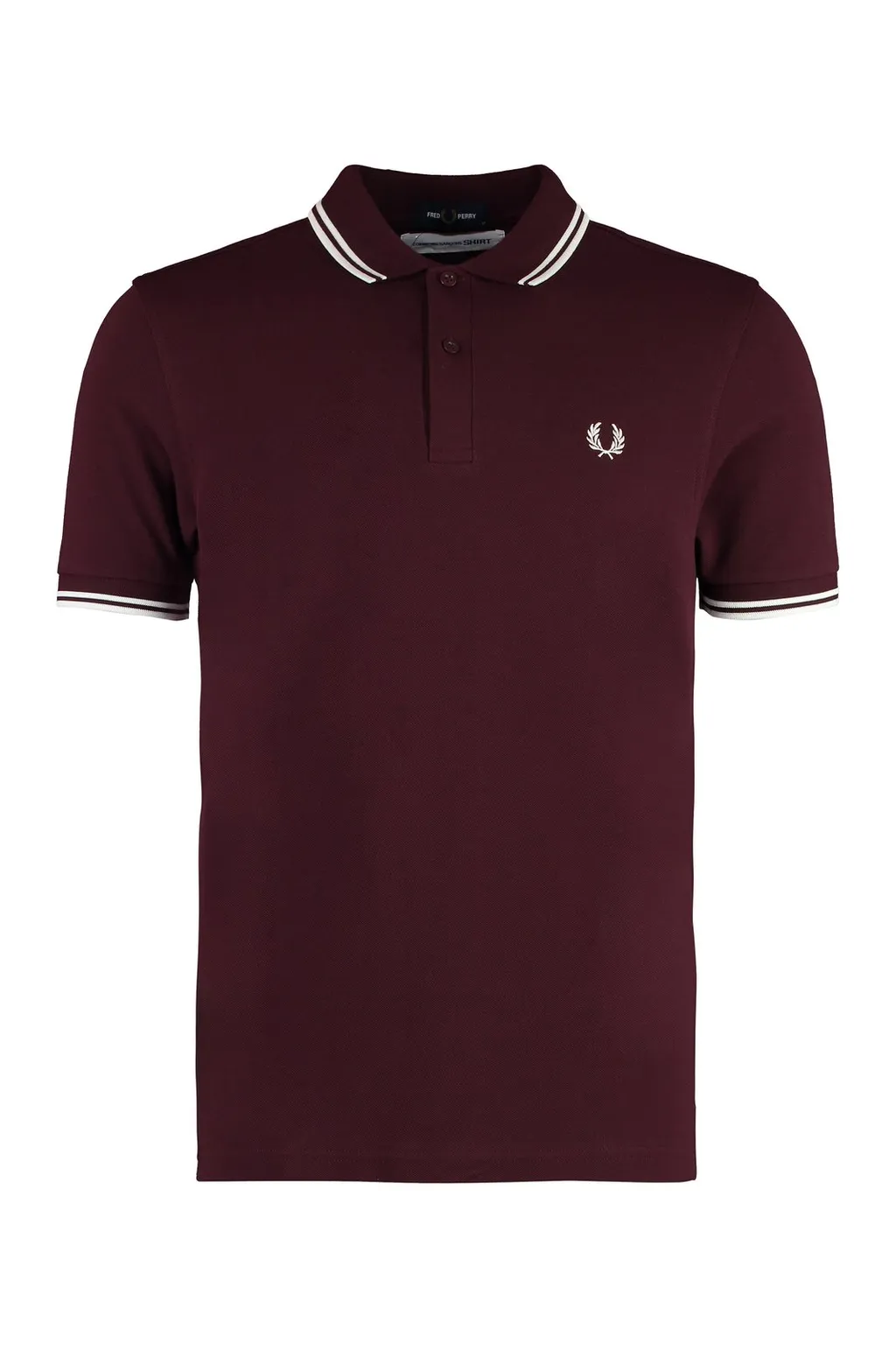 Comme Des GarÇOns Shirt Logo Embroidered Straight Hem Polo Shirt