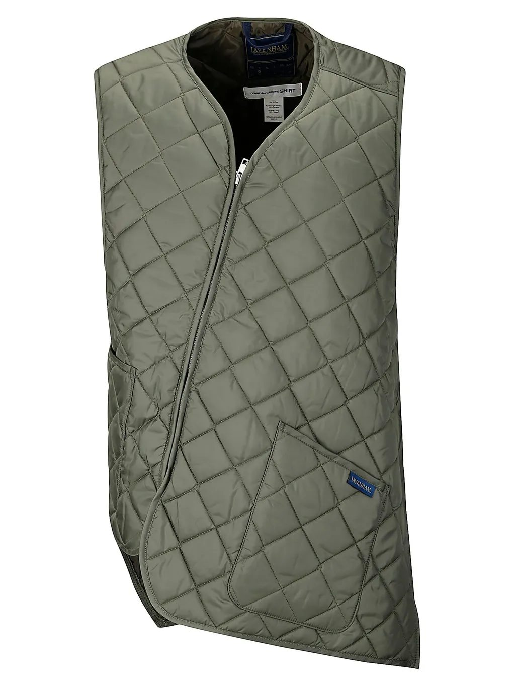 Comme Des GarÇOns Shirt Diamond-Quilted Textured Gilet