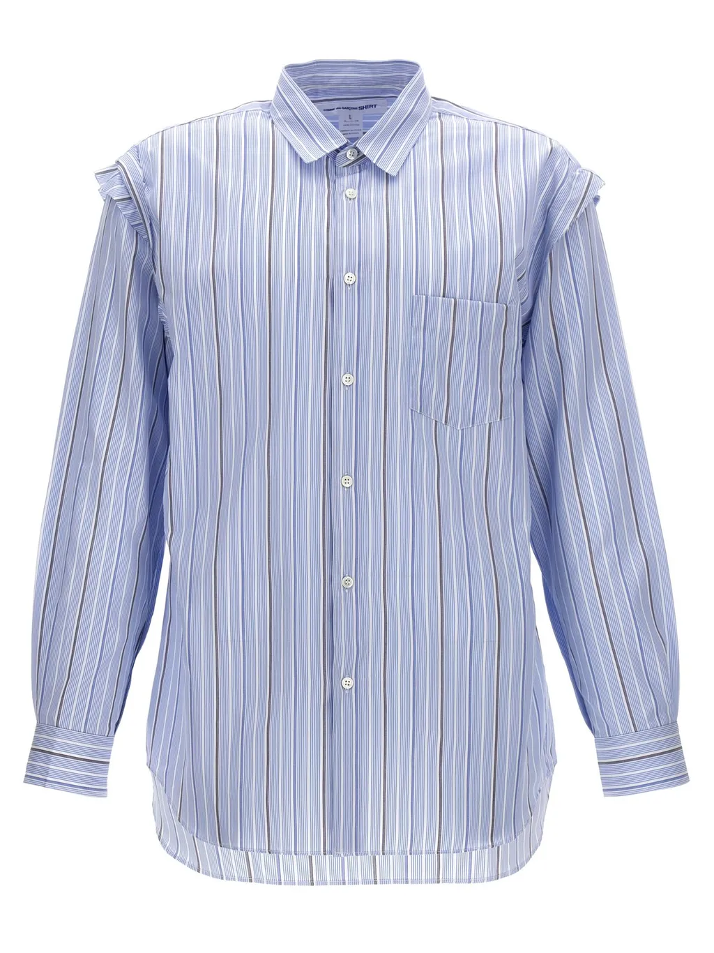 Comme Des GarÇOns Shirt Striped Long-Sleeved Shirt