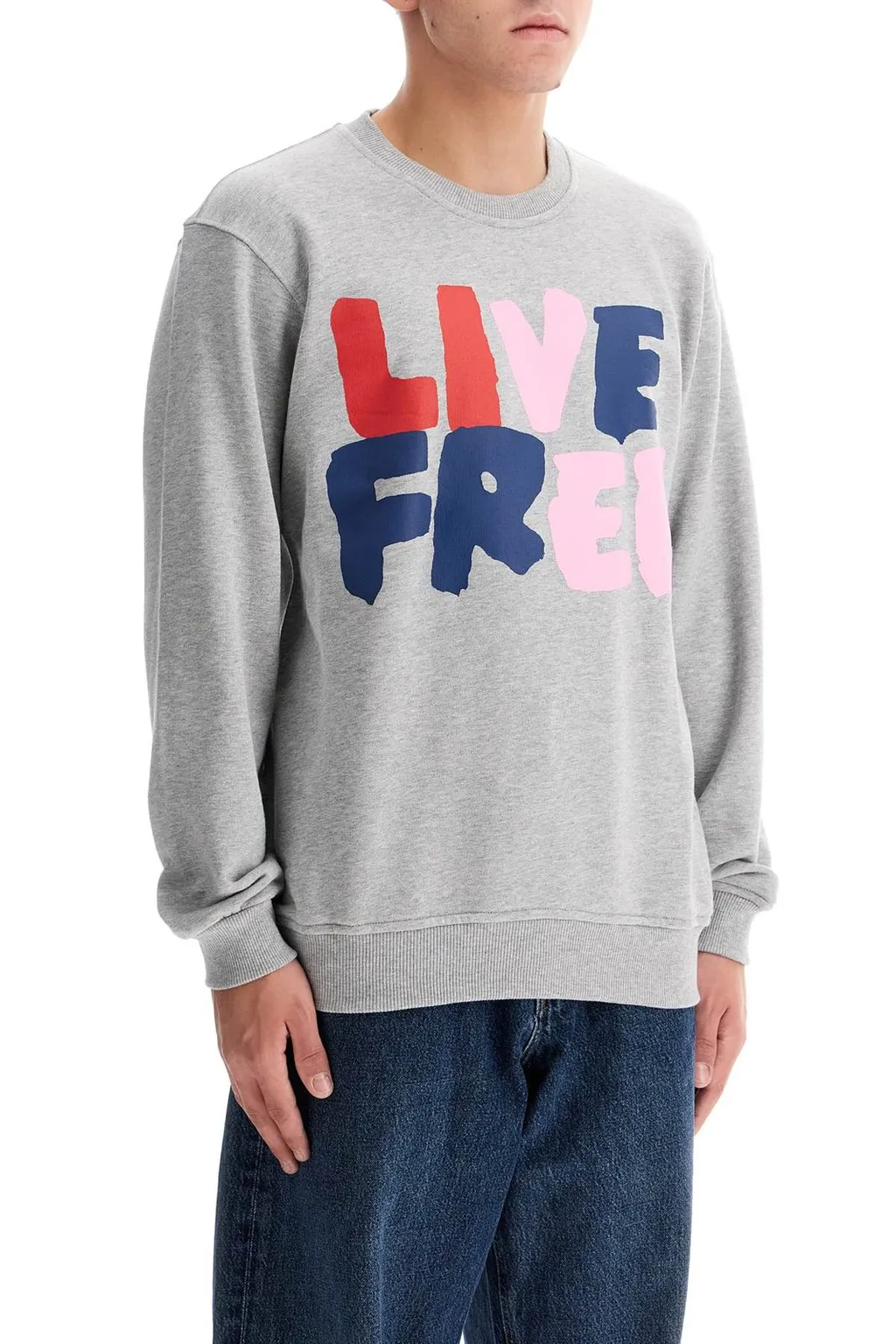 Comme Des Garcons Shirt Live Free Crewneck Sweatshirt