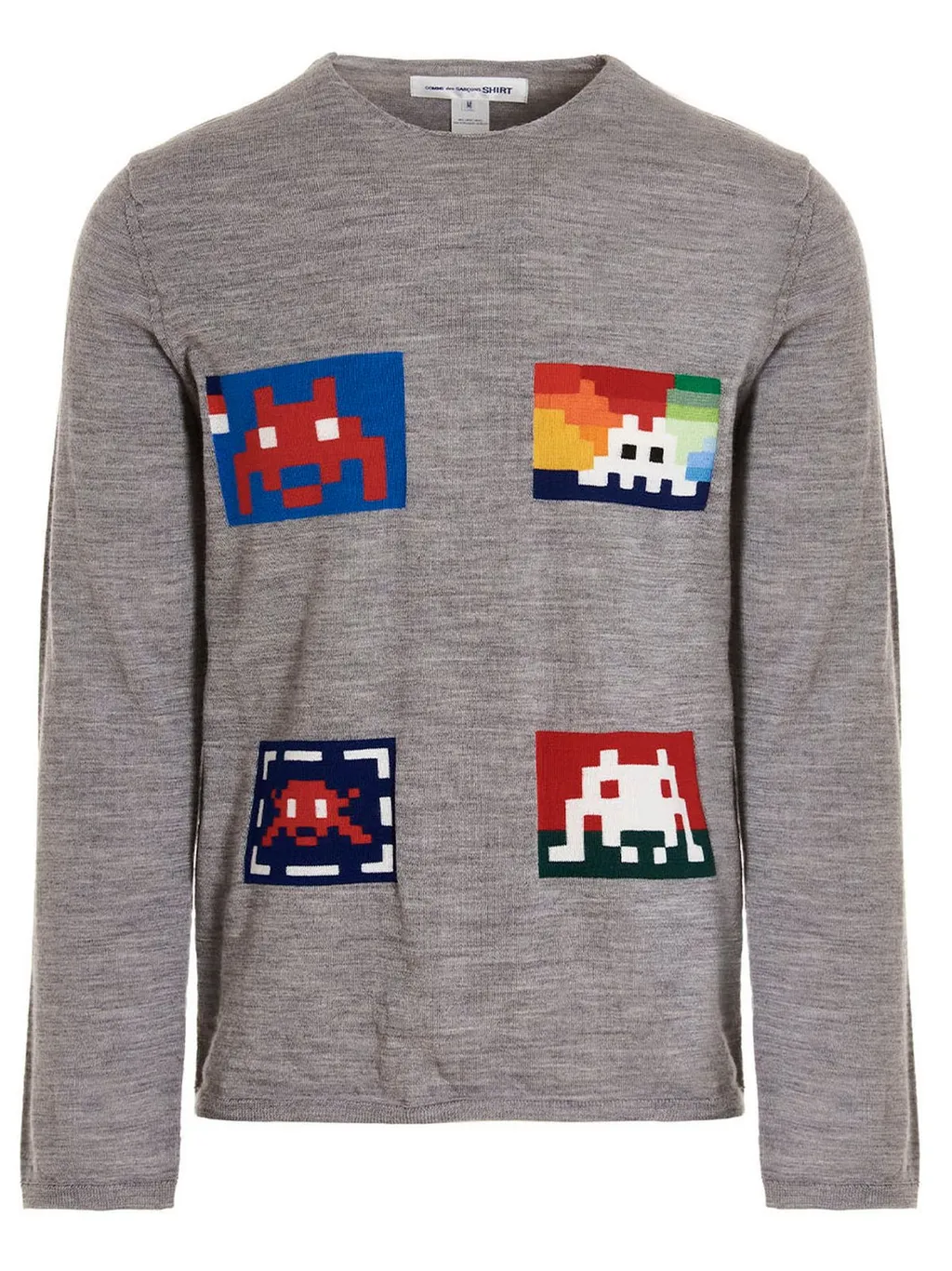 Comme Des GarÇOns Shirt Jacquard Patterned Crewneck Jumper