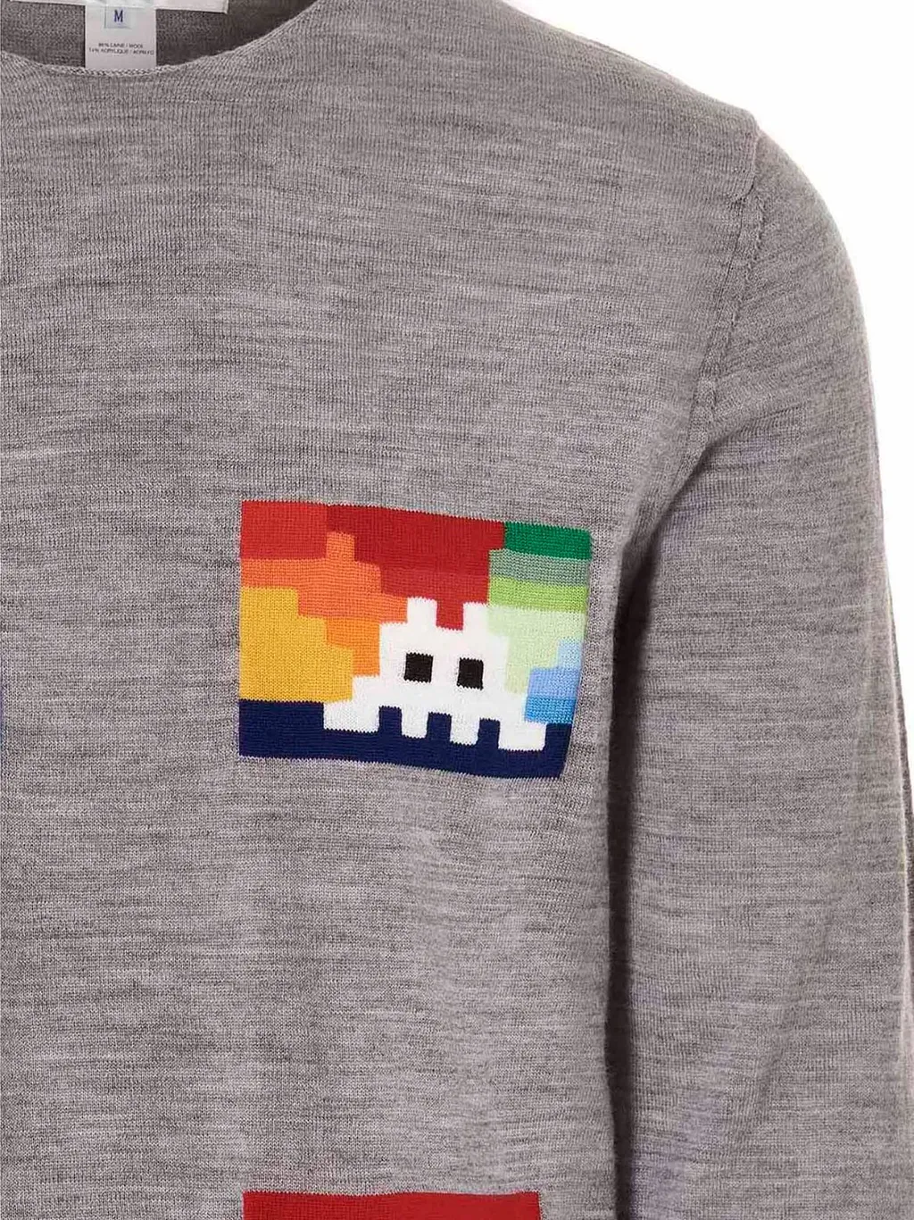 Comme Des GarÇOns Shirt Jacquard Patterned Crewneck Jumper