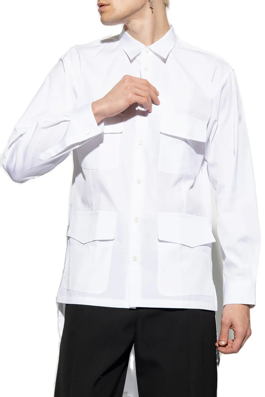 Comme Des GarÇOns Shirt Chest Pocket Long-Sleeved Shirt