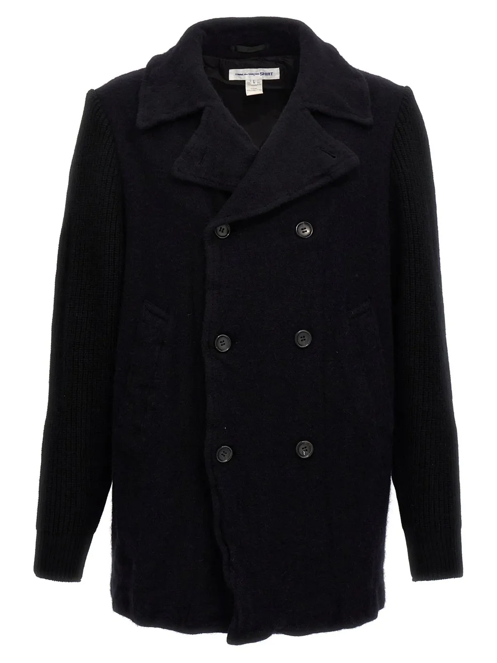 Comme Des GarÇOns Shirt Double Breasted Long Sleeved Coat