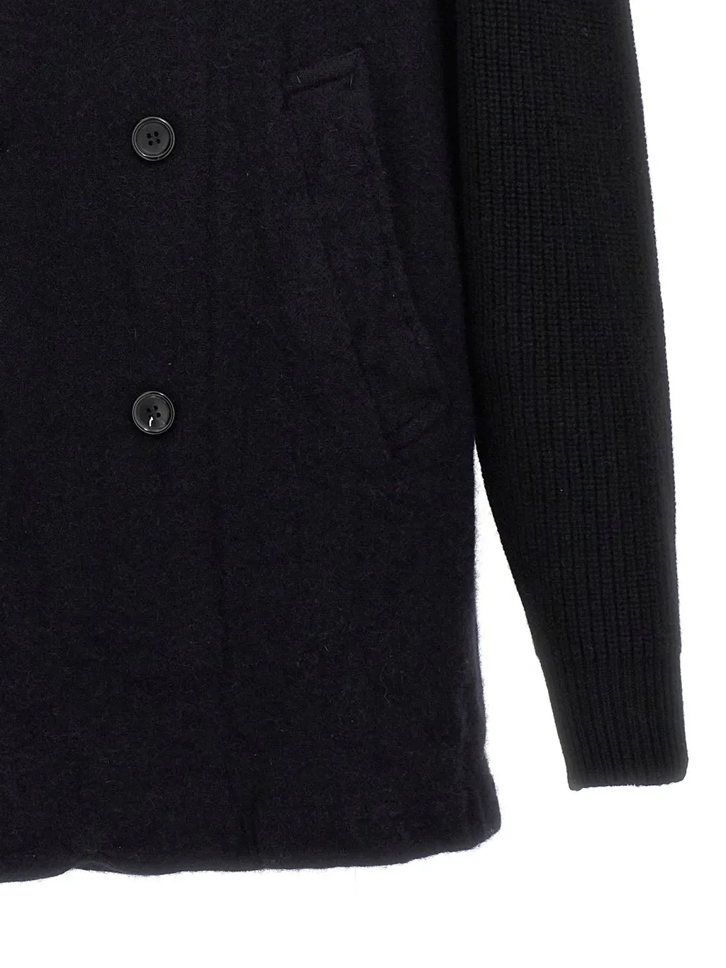 Comme Des GarÇOns Shirt Double Breasted Long Sleeved Coat