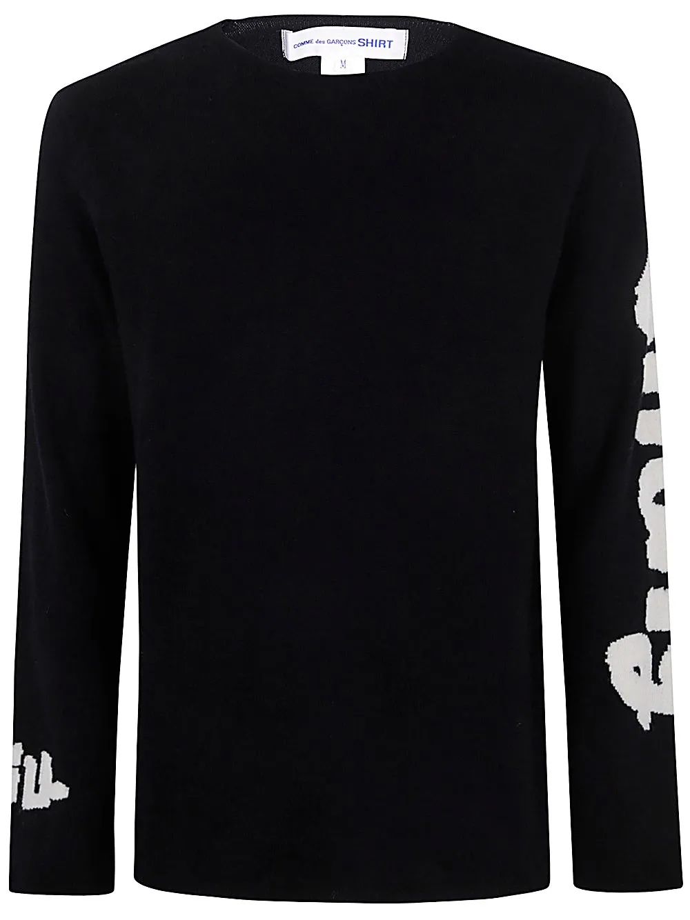 Comme Des GarÇOns Shirt Logo Intarsia-Knit Jumper
