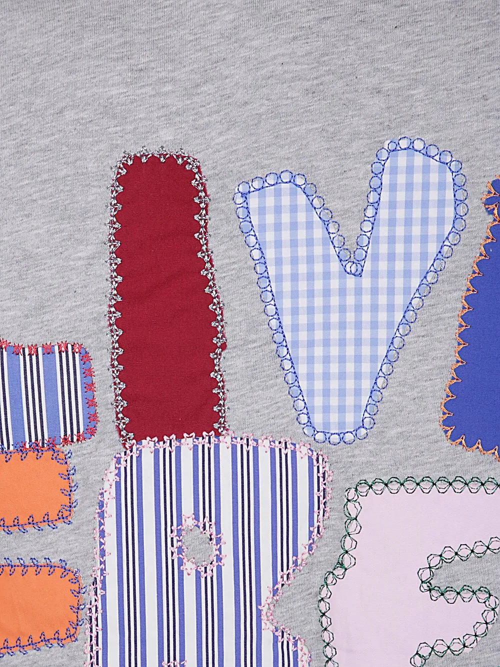 Comme Des GarÇOns Shirt Live Free Stitched T-Shirt