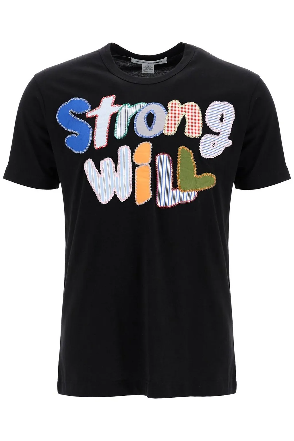 Comme Des GarÇOns Shirt Strong Will Stitched T-Shirt