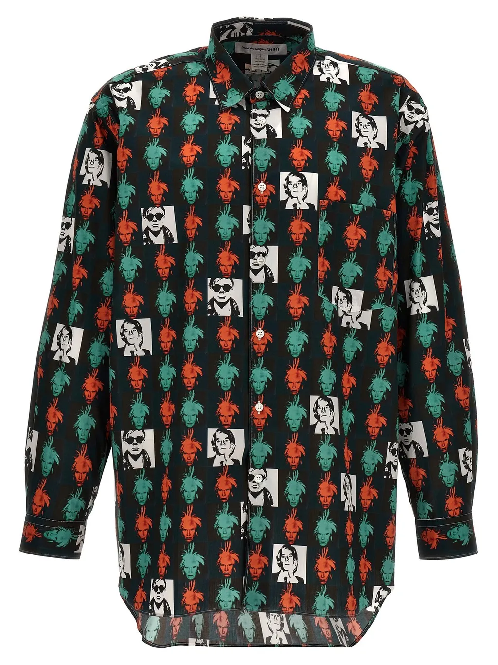 Comme Des GarÇOns Shirt Andy Warhol All-Over Printed Shirt