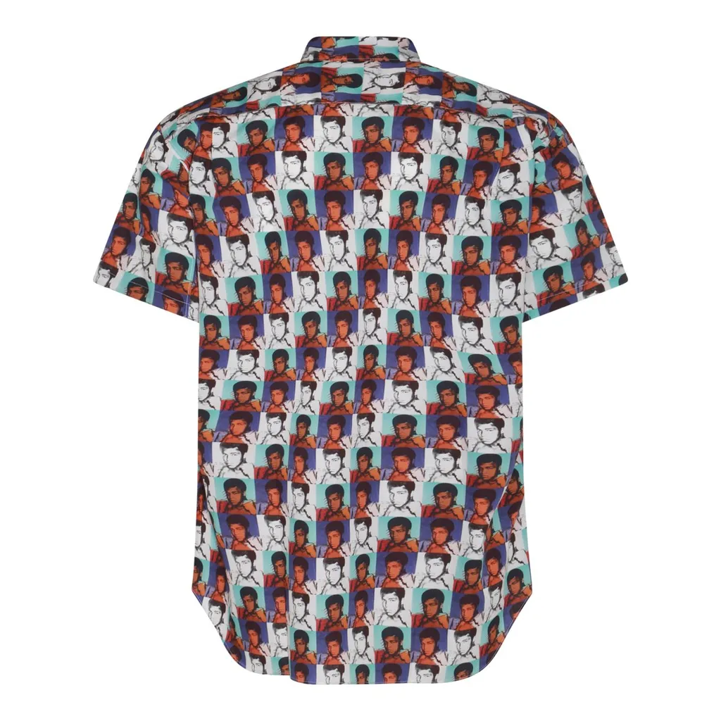Comme Des GarÇOns Shirt Graphic Printed Buttoned Shirt