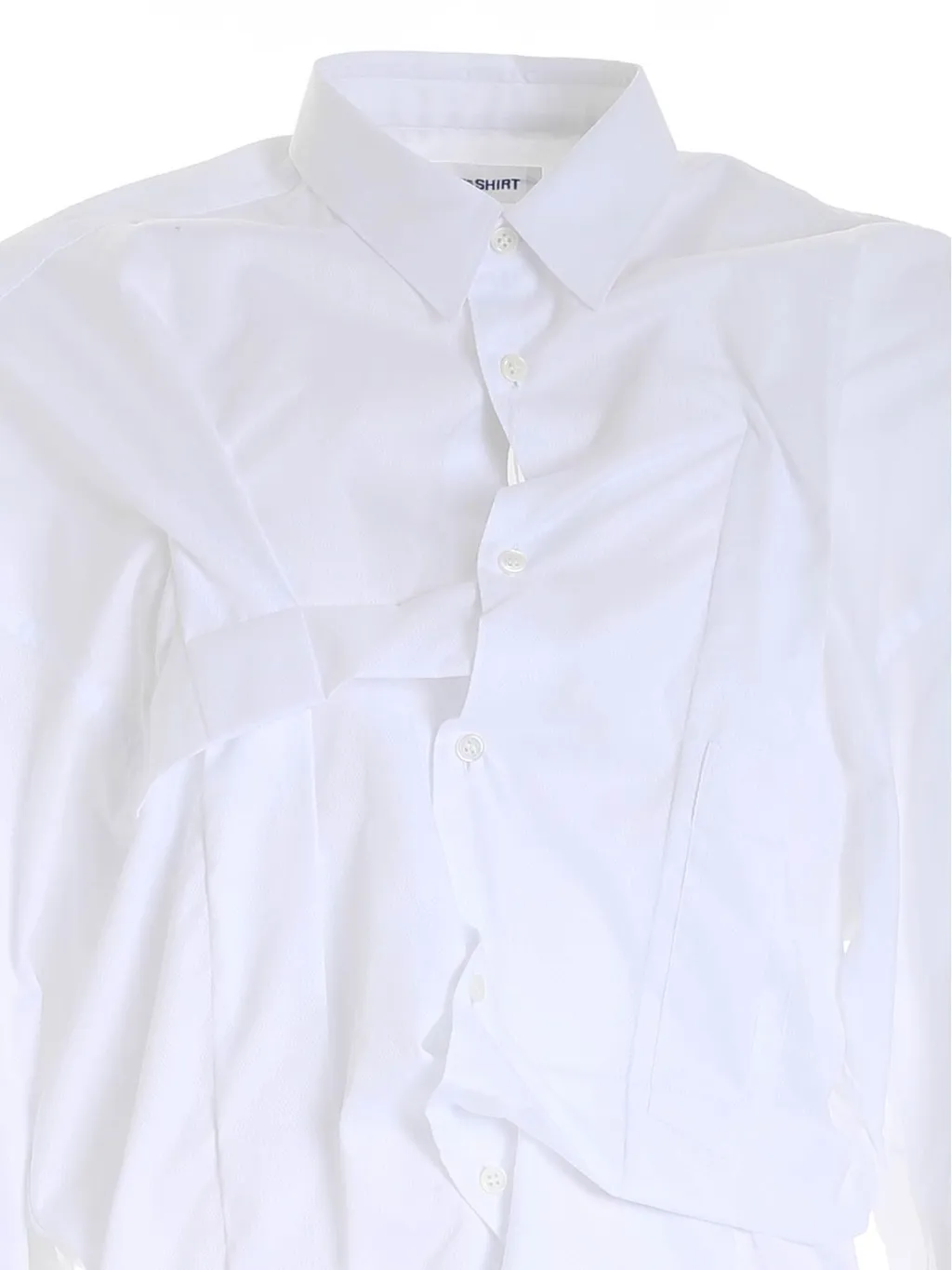 Comme Des GarÇOns Shirt Asymmetric Ruched Shirt