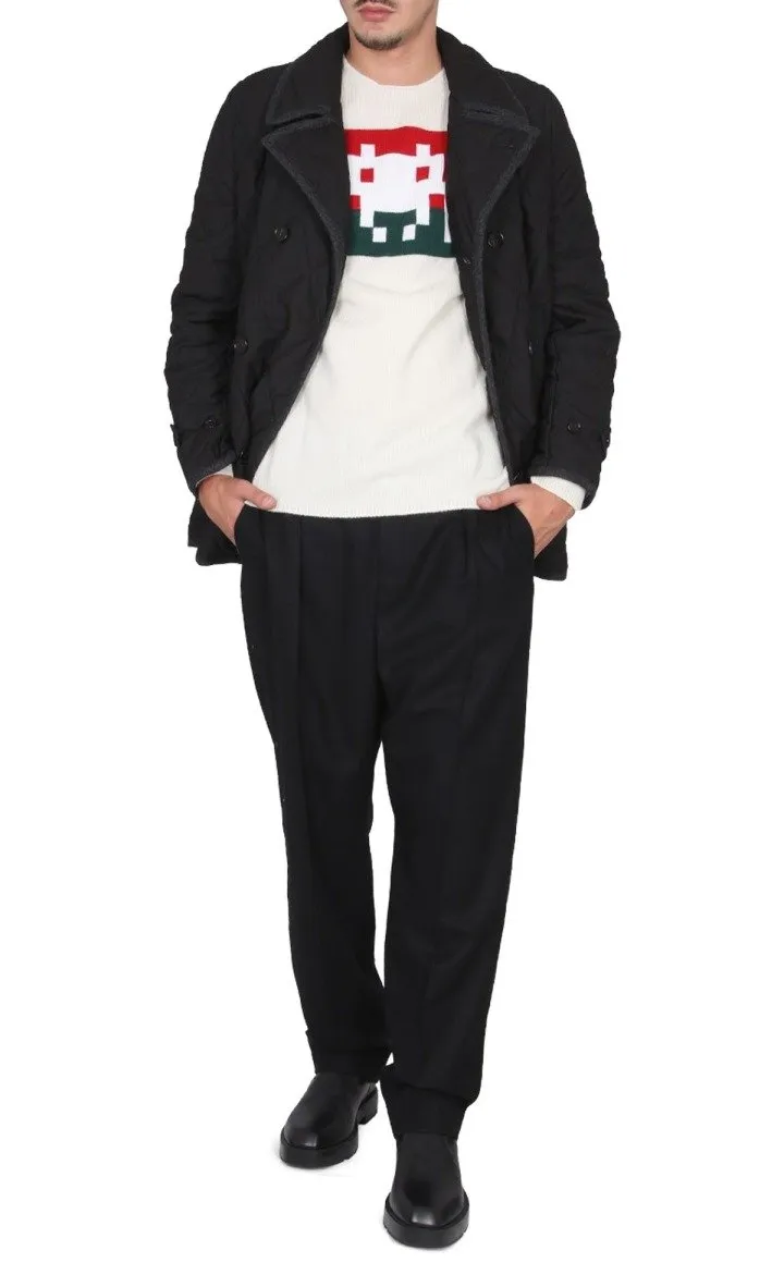 Comme Des GarÇOns Shirt Graphic Jacquard Crewneck Jumper