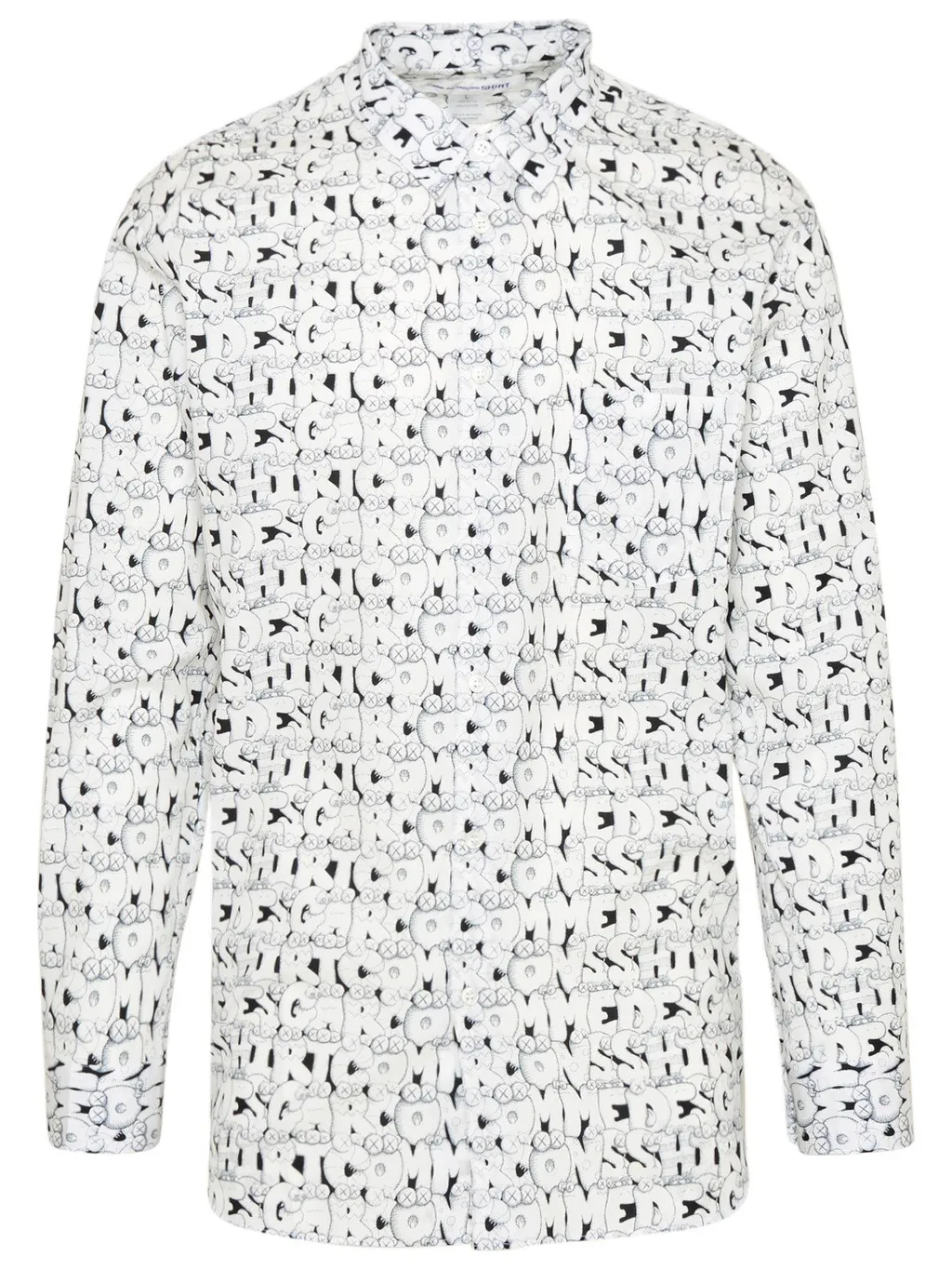 Comme Des GarÇOns Shirt X Kaws Graphic Printed Shirt