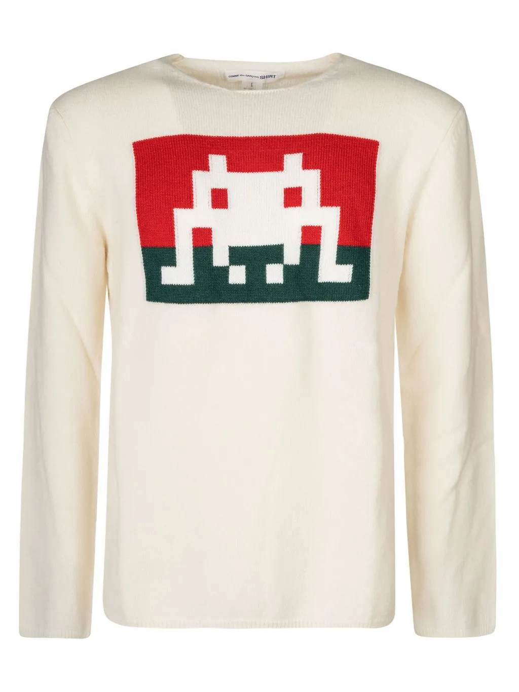 Comme Des GarÇOns Shirt Graphic Jacquard Crewneck Jumper
