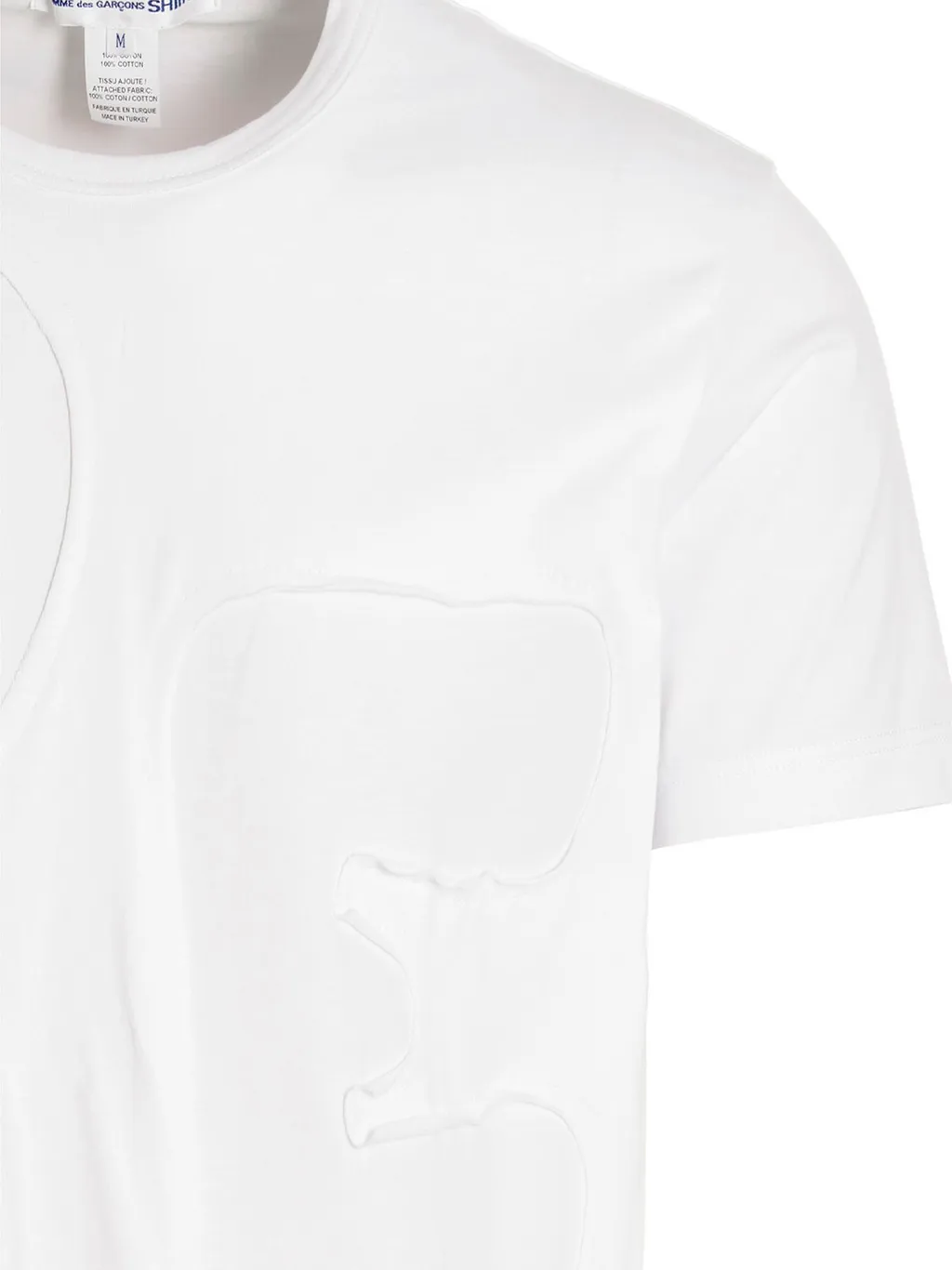 Comme Des GarÇOns Shirt Patch Detailed Crewneck T-Shirt