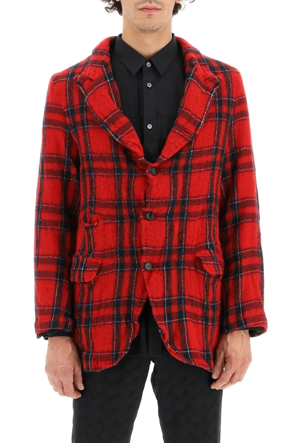 Comme Des GarÇOns Shirt Checked Buttoned Shirt