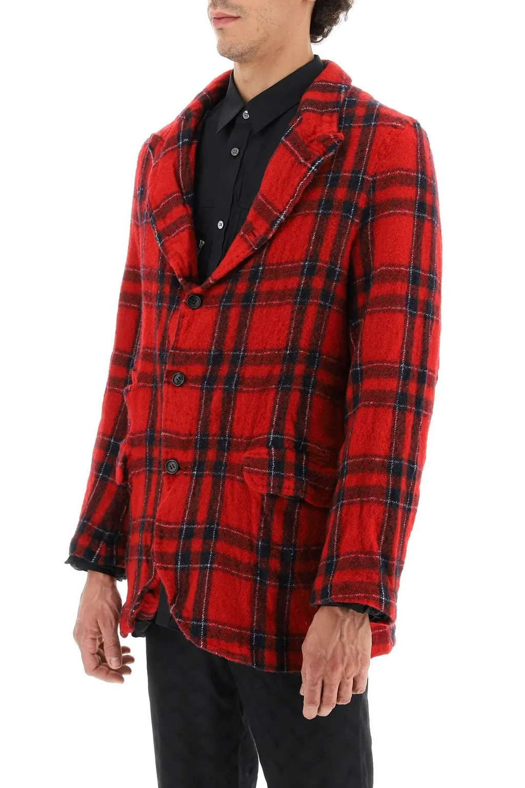 Comme Des GarÇOns Shirt Checked Buttoned Shirt