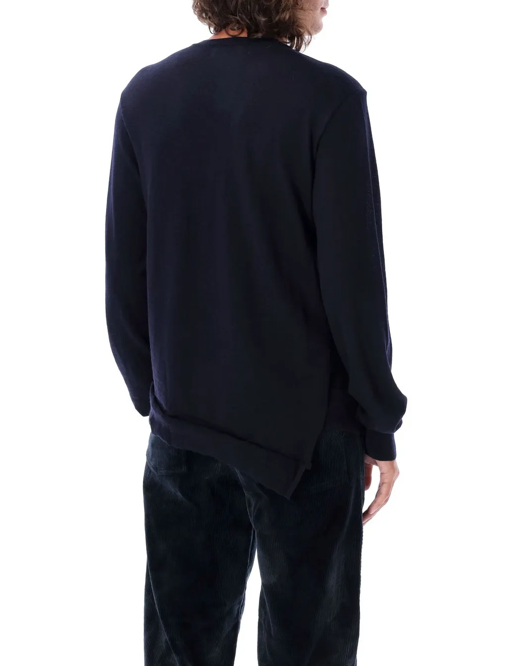 Comme Des GarÇOns Shirt Logo Embroidered Crewneck Jumper