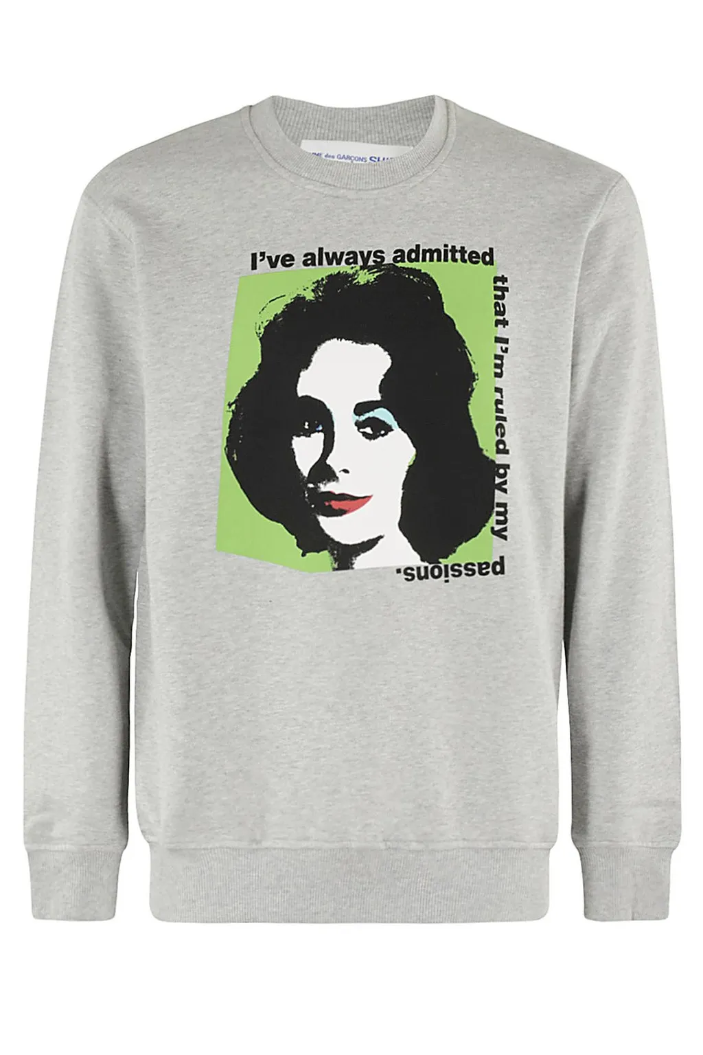 Comme Des GarÇOns Shirt Motif Printed Crewneck Sweatshirt