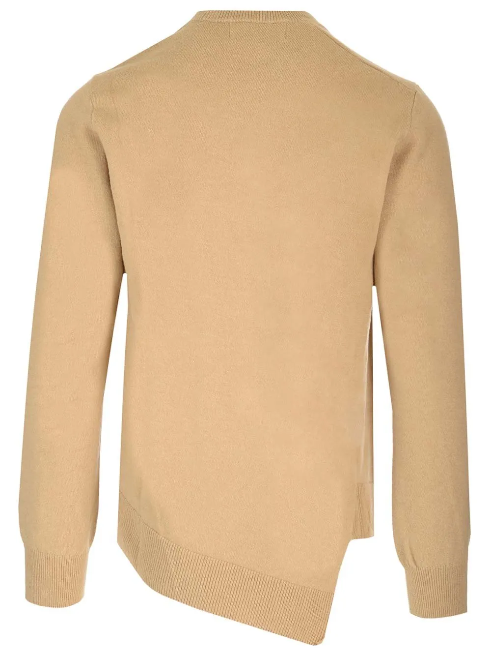 Comme Des GarÇOns Shirt X Lacoste Asymmetric-Hem Crewneck Jumper
