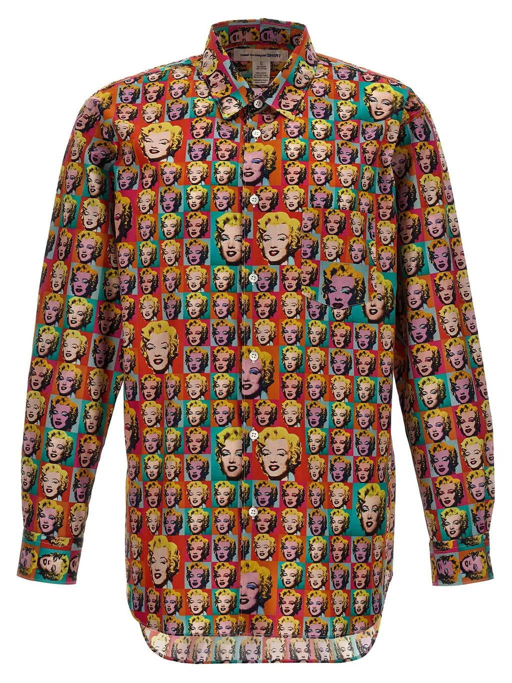 Comme Des GarÇOns Shirt Andy Warhol All-Over Printed Shirt