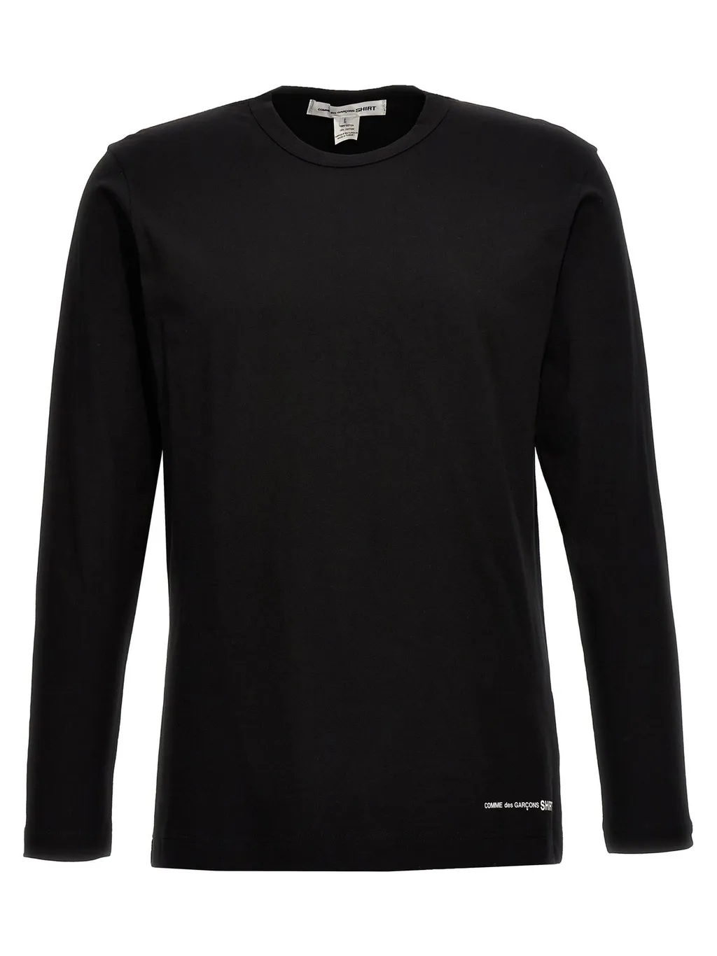 Comme Des GarÇOns Shirt Logo Printed Long-Sleeved T-Shirt