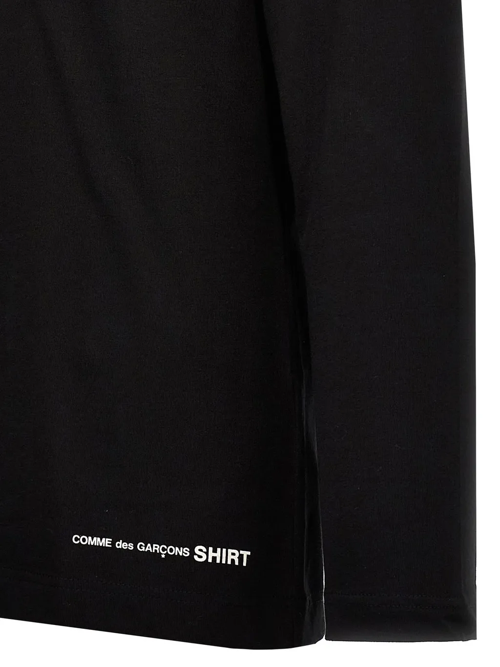 Comme Des GarÇOns Shirt Logo Printed Long-Sleeved T-Shirt
