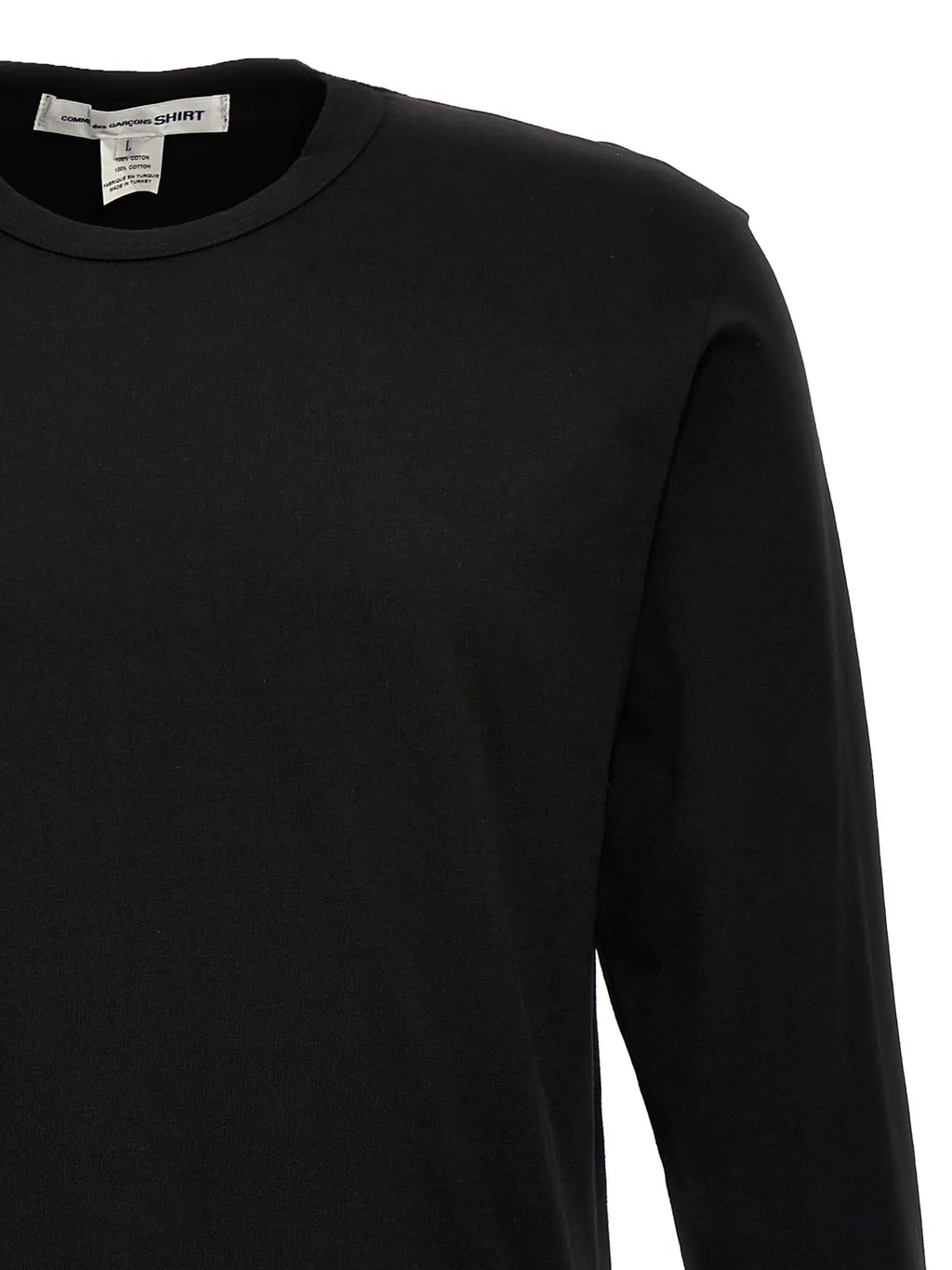 Comme Des GarÇOns Shirt Logo Printed Long-Sleeved T-Shirt
