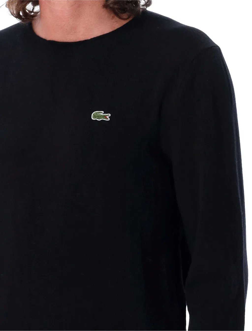 Comme Des GarÇOns Shirt X Lacoste Crewneck Knitted Jumper