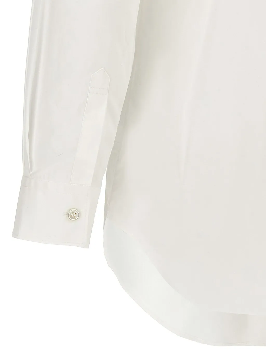 Comme Des GarÇOns Shirt X Lacoste Graphic Printed Buttoned Shirt