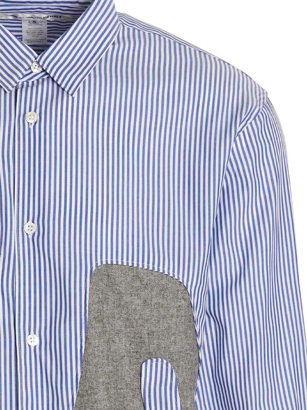 Comme Des GarÇOns Shirt Striped Long-Sleeved Shirt