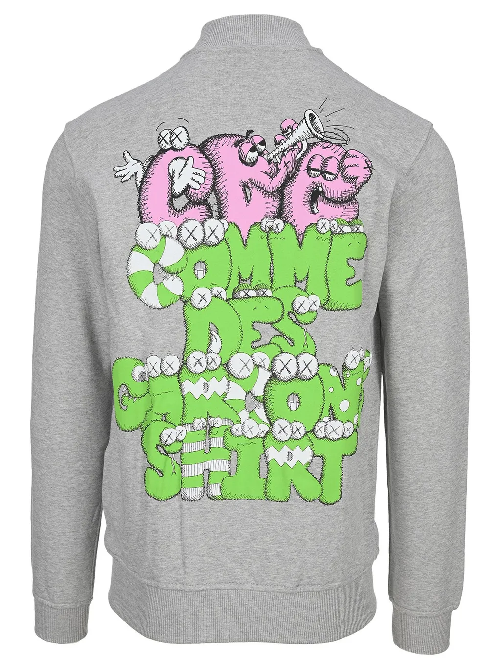 Comme Des GarÇOns Shirt X Kaws Slogan Printed Jacket