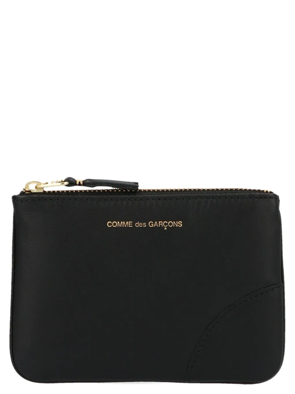 Comme Des GarÇOns Wallet Logo Printed Zipped Cardholder